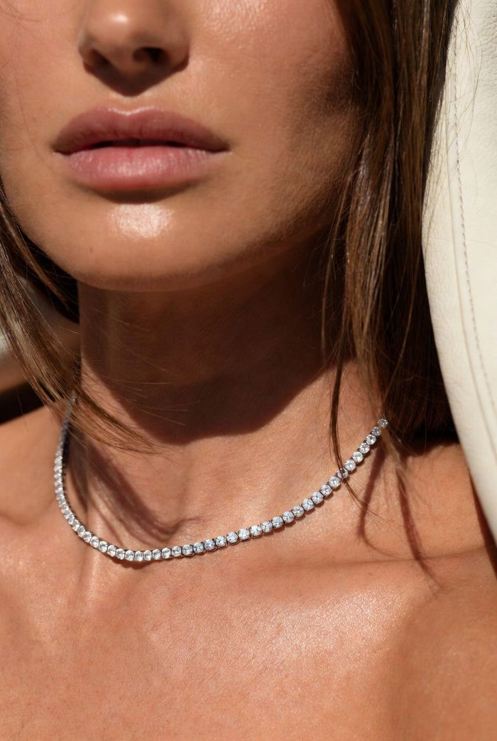 Kaia Necklace Moissanite
